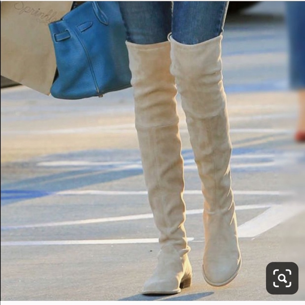 Stuart Weitzman Pebble OTK boots
